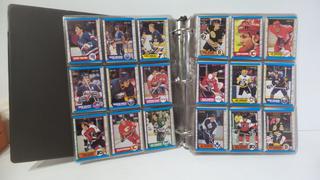 1990-91 O-Pee-Chee Binder & Set of 528 NHL Player Cards.