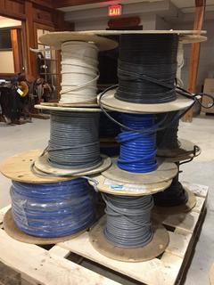 Pallet of Assorted Rolls of Wire.