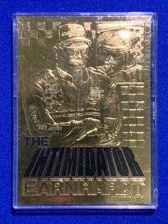 2001 Gold Collectibles 23kt Gold Leaf Dale Earnhardt Collector Card.