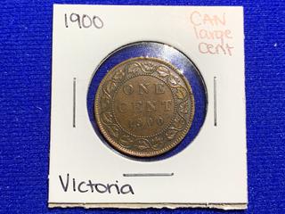 1900 Canada Large One Cent Coin.