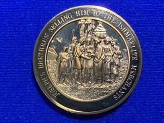 Franklin Mint Thomason Medallic Bible Bronze Medallion, # 16.