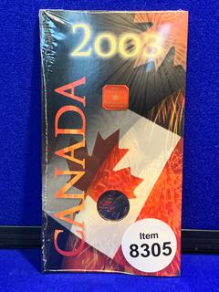 2003 Canada Twenty Five Cent Colour Printed Coin "Canada".