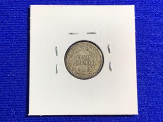 1910 USA Ten Cent Coin.