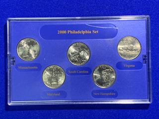 2000 USA Philadelphia State Quarter Proof Set.