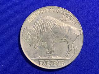 3"Die Cast Metal Replica 1913 USA Five Cent Coin.