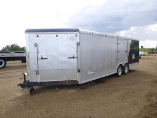 2012 Middlebury Trailers 22 Ft. T/A Enclosed Car Hauler c/w ST225/75R15 Tires, VIN 5RABE2726CM509804 *Note: No Jack*