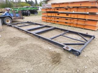 Skid Frame for 20ft Sea Can, 8 Ft. Wide x 22 Ft. Long