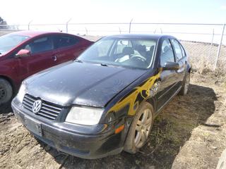 2002 Volkswagen Jetta TDI c/w Diesel, A/T, Fully Loaded, Showing 396,595 Kms, 225/45R17 Tires at 50%, Rears at 70%, VIN 3VWSP29M02M029324 *Note: Engine Turns Over*