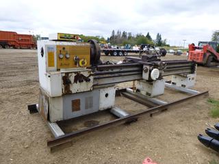 European Lion CIIMS03 Lathe Mounted On 16 Ft. x 56 In. Metal Frame, SN 227 *Note: Good Working Condition As Per Consignor*
