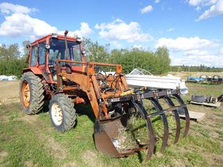 Belarus 825 Tractor, Showing 241 Hours, SN 273859 *Located Off Site Near Dunstable, AB, For More Information Contact Connor At 780-218-4493*