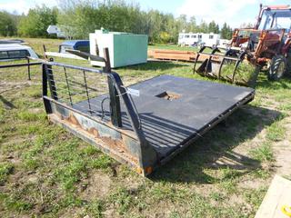 10.6 Ft. x 8 Ft. Flat Deck *Located Off Site Near Dunstable, AB, For More Information Contact Connor At 780-218-4493*