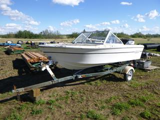 15 Ft. Charger Boat and Trailer *Note: No VIN, Requires Repairs* *Located Off Site Near Dunstable, AB, For More Information Contact Connor At 780-218-4493*