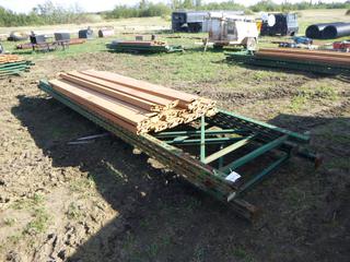 Qty of Pallet Racking  *Located Off Site Near Dunstable, AB, For More Information Contact Connor At 780-218-4493*