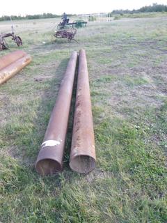 (2) 20.6 Ft. x 10.5 In. Pipe *Located Off Site Near Dunstable, AB, For More Information Contact Connor At 780-218-4493*