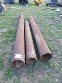 (2) 13.6 Ft. x 13 In. Pipe, (1) 10 Ft. x 11 In.  Pipe *Located Off Site Near Dunstable, AB, For More Information Contact Connor At 780-218-4493*