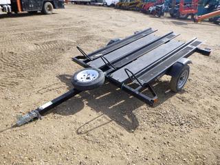 2011 Midwest MC120 7 Ft. Motorcycle Trailer c/w 2 In. Ball, 4.80-12 Tires, Ramp, VIN 1MDFRAG15BA470108