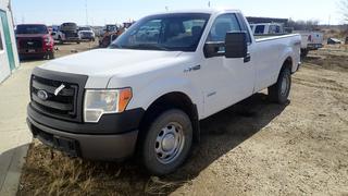 2014 Ford F-150 XL 4X4 Pick Up C/w 3.5L, V6,  A/T, Extended Box And Leather. VIN 1FTPF1ET8EKF41010 *Note: Unable To Verify Mileage, Running Condition Unknown, Cracked Drivers Side Rear View Mirror*