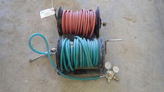 (2) Hose Reels C/w 3/8in Air Lines