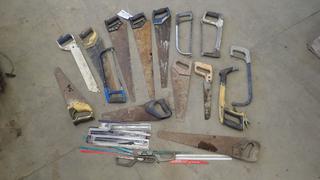 Qty Of Assorted Hand Saws