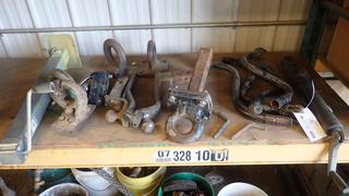 Qty Of Assorted Trailer Hitches and Trailer Jacks