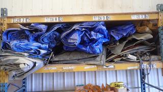 Qty Of Assorted Tarps And Truck Plastics