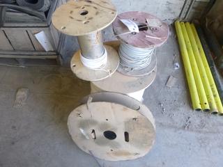 Qty Of Dura-Line And Steel Wire Rope Spools