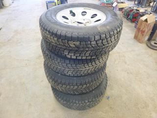 Qty Of (4) Dunlop Grand Trek SJG 265/70 R17 Tires w/ Rims