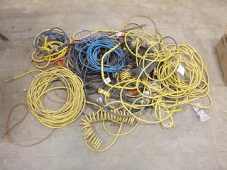 Qty Of Extension Cords, Multi Plugs, Grounds And Jumper Cables