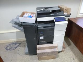 Konica Minolta Bizhub C454E 120V Printer/Copier C/w Toner/Ink Cartridges. SN A5C0011026336