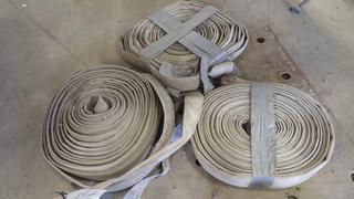 Qty Of (3) 2in 100ft Water Hoses