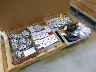 Qty of Hydraulic Fittings and Connections, (2) Hydraulic Control Valves (J4-3)