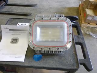 (2) Unused Dialight Industrial LED Lights, Part ALUSBC26DWNGN,  1598 PC 6K 360 120V (T2-2)