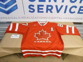 Sidney Crosby 87 Team Canada Jersey, Vancouver 2010, Size XL (Upstairs)