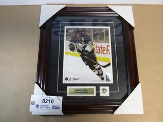 Sidney Crosby Unsigned Framed 8 x 10 Photo w/ Pin and Plate (Upstairs)