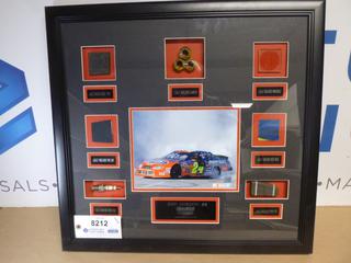 Jeff Gordon Framed 8 x 10 Race Used Parts, Limited Edition 56 of 124, COA From Hendrick Motorsports (Upstairs)