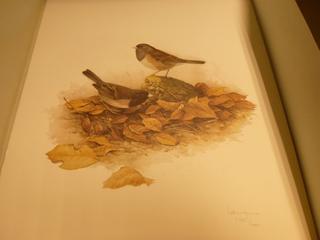 Two Birds Print, Number 2825 of 3000 (Upstairs)