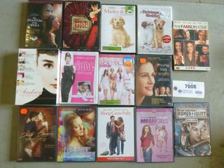 Assortment of Romance DVD Movies (G1)