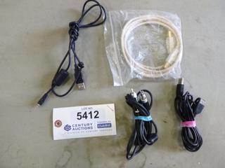 USB Cords, Micro D Cord, Aux Cord (G1)