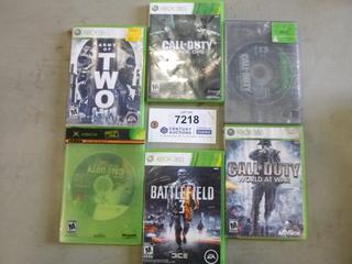 (6) Assorted Xbox Games (G1)