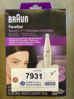 (1) Unused Braun Face Spa Facial Epilator w/ Unused Conair Infiniti Pro 3Q Styling Tool (G2)