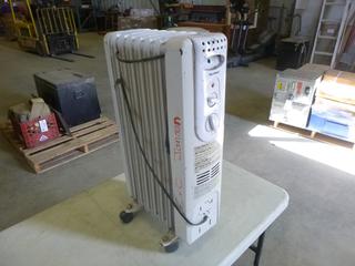 Maxi-Heat OH-107C Oil Filled Heater c/w Three Power Settings, 120V AC, 60 Hz, 1500W, 12.5 Amp (B2)