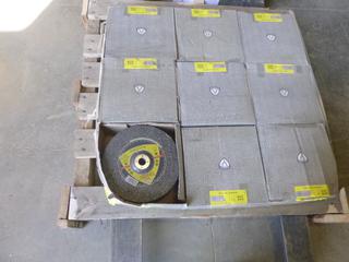 (9) Boxes of Unused Grinding Disks, Part 13433, 9 x 1/4 x 7/8 In. (T4-3)