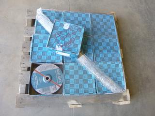 (9) Boxes of Unused Grinding Disks, Part EPD61035, 9 x 1/4 x 7/8 In. (T4-3)