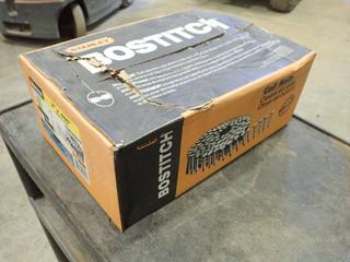 (1) Box of Bostitch Specialty Wire Weld Coil Framing Nails, 2 In. x 0.90 In, 3600 Nails