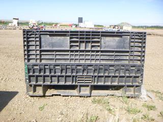 (2) Heavy Duty Plastic Crates, 45 In. x 4 Ft. x 26 In. (Row 2-1)