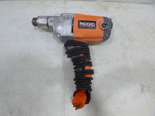 (1) Ridgid 1/2 In. Corded Drill, Model R7121 (E-1) 