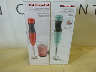 (2) Unused  2 Speed Kitchen Aid Hand Blenders (G2)