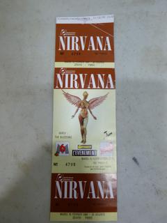 (2) Unused NIRVANA Concert Ticket, 1994 Zenith Paris (Upstairs)