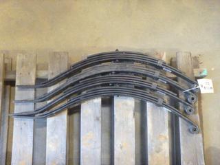 (4) Unused 1,750 Lb. 4-Leaf Slipper Trailer Springs (S-4-1)