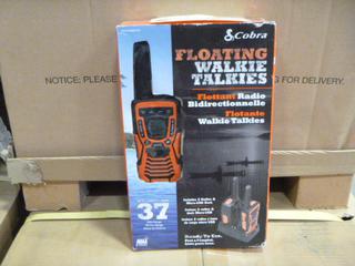 Unused Cobra Floating Walkie Talkie, Model ACXT1035R, 60 Km Range (G1)